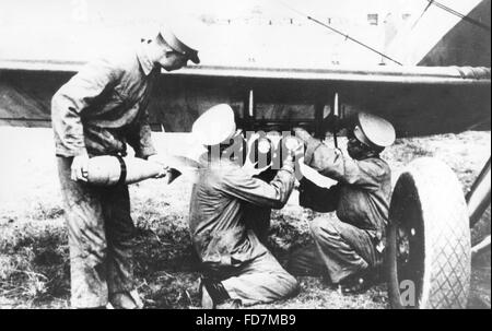 Chinesische Soldaten während des Sino-japanischen Krieges 1937 Stockfoto