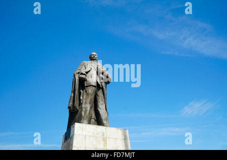 Benito Juarez Statue entlang der La Avenida Costera Miguel Aleman in Acapulco, Mexiko Stockfoto