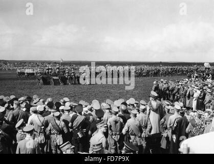 Parade der VI-Armee-Korps an der Reichsparteitage (Nazi Party Rally) in Nürnberg, 1935 Stockfoto
