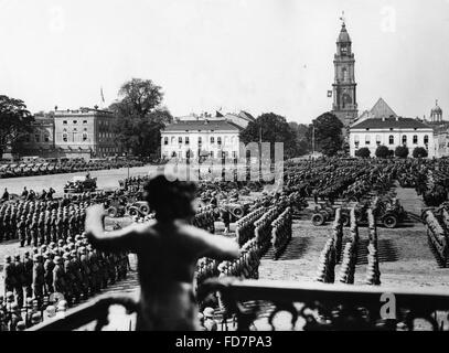 Feier des 150. Jahrestages des Todes von Friedrichs des großen in Potsdam, 1936 Stockfoto
