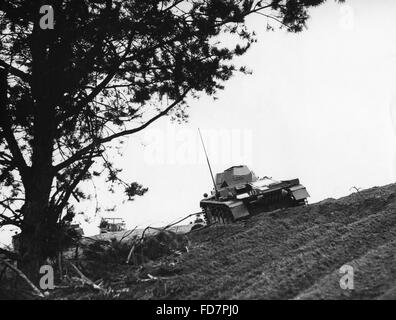 Panzer II von einer Militärschule, 1938 Stockfoto