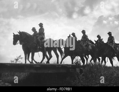 Kavallerie der Wehrmacht, 1936 Stockfoto