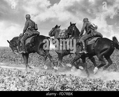 Kavallerie der Wehrmacht in den 30er Jahren Stockfoto