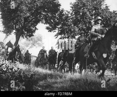 Kavallerie der Wehrmacht in den 30er Jahren Stockfoto