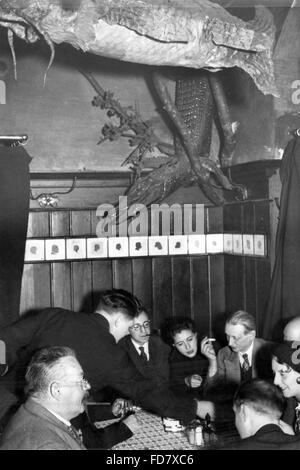 Der Künstler-Taverne "Simplizissimus" in München Stockfoto