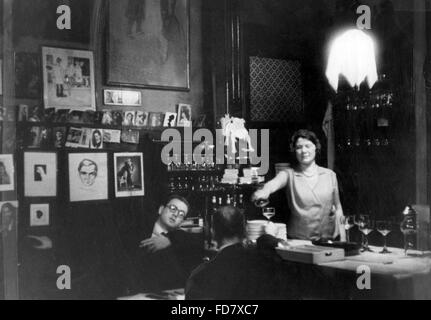 Der Künstler-Taverne "Simplizissimus" in München, 1920er Jahre Stockfoto