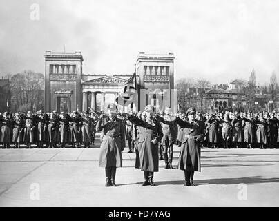 Gedenken an die Toten auf die Pinakothek (King es Square) in München, 1940 Stockfoto