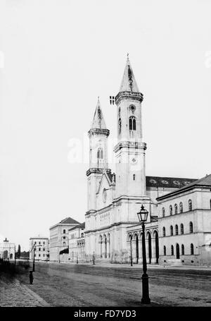 Ludwigskirche in München Stockfoto