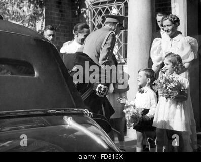 Joseph Goebbels, jugoslawische Prince Paul und Prinzessin Olga, 1939 Stockfoto