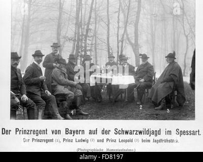 Luitpold, Prinzregent von Bayern, Prinz Ludwig, Prinz Leopold, 1910 Stockfoto