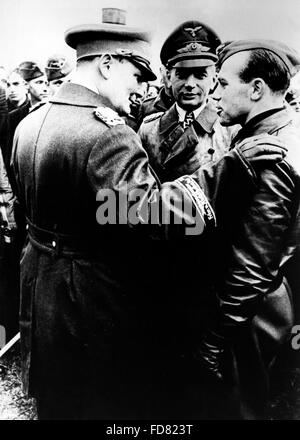 Hermann Göring, Hans Jeschonnek und Helmut Wick, 1940 Stockfoto