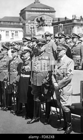 Adolf Hitler im Reich Veterans Day in Kassel, 1939 Stockfoto