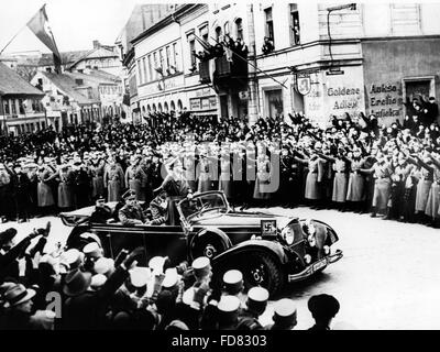 Adolf Hitler in Memel, 1939 Stockfoto