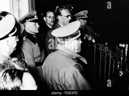 Adolf Hitler in Linz, 1938 Stockfoto