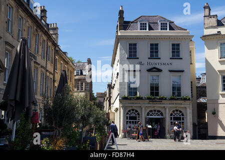 Die Jäger Gaststätte und Restaurants, die Stadt Bath, Roman World Heritage Site, Somerset, BANES, UK Stockfoto