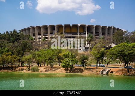 Mineirinho Arena, Estádio Jornalista Felipe Drummond, oder nur Mineirinho, Pampulha, Belo Horizonte, Minas Gerais, Brasilien Stockfoto