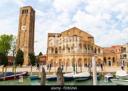 Die Kirche von Santa Maria e San Donato ist ein religiöses Gebäude befindet sich in Murano Stockfoto