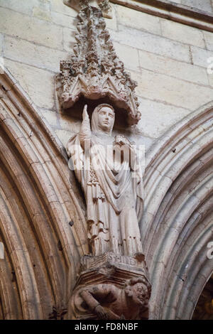 Innen Selby Abbey, Yorkshire, England, UK Stockfoto