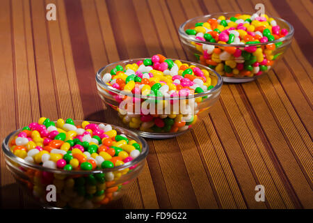 Candy Fennel Samen Schüssel niemand in die Warteschlange Stockfoto