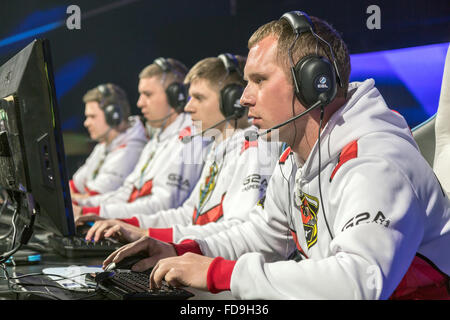 Posen, Polen, Continental Rumble auf der Posen-Spiel-Arena Stockfoto