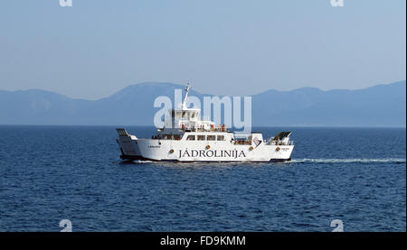 Hvar, Kroatien, Fähre Jadrolinija Stockfoto