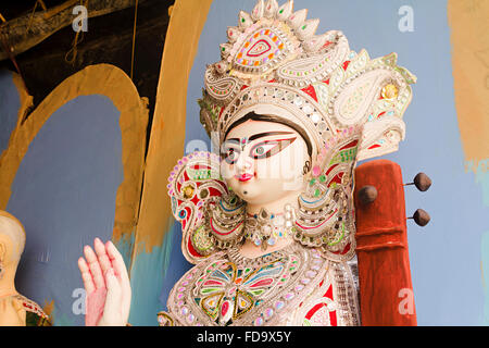 Durga Puja Gott Statuen Workshop niemand Stockfoto