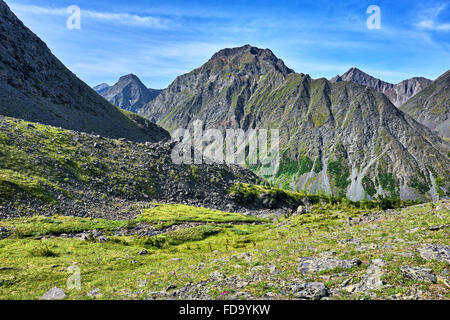 Ähnlich wie bei Mammoth Mountain in Ostsibirien. Russland Stockfoto