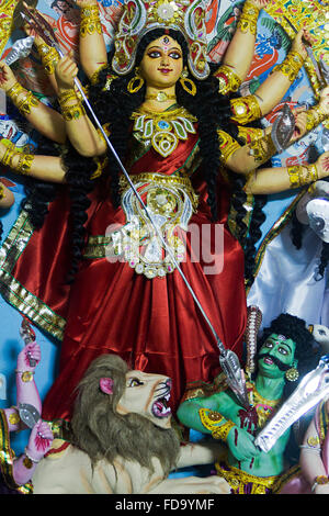 Durga Puja Statuen Tempel Gottes niemand Stockfoto