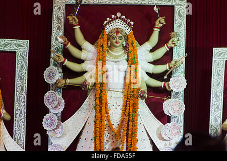 Durga Puja Statuen Tempel Gottes niemand Stockfoto