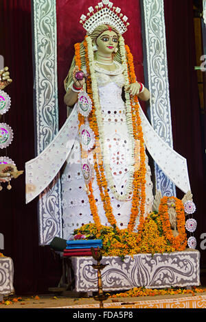 Durga Puja Statuen Tempel Gottes niemand Stockfoto