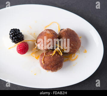 Das Essen im Restaurant Stockfoto