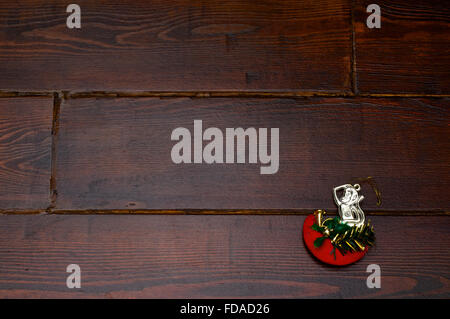 Baumschmuck als Affe auf dem Mond Stockfoto