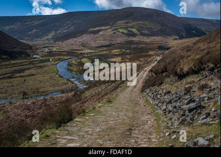 Kreuzung von Bleadale und Langden Täler in den Wald von Bowland Stockfoto