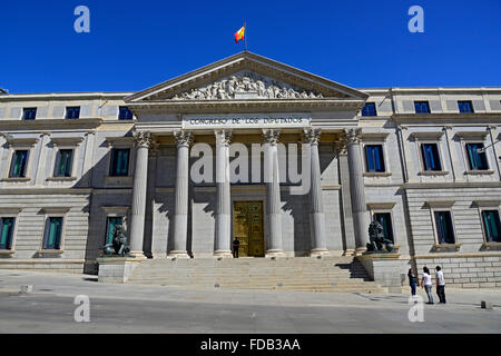 Kongress der Abgeordnetenkammer Madrid Spanien ES Stockfoto