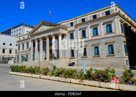 Kongress der Abgeordnetenkammer Madrid Spanien ES Stockfoto