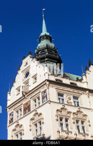 Hotel Pariz ist ein 5-Sterne-Luxus-Jugendstil-Hotel in Prag, Tschechische Republik Stockfoto