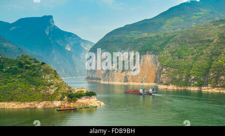 Qutang-Schlucht, die schönste Schlucht in ganz China Stockfoto