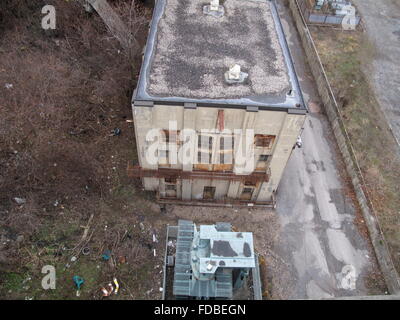 verlassenen Fabrik in Rochester. Stockfoto