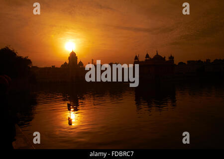Goldener Tempel, Amritsar Gurdwara niemand Stockfoto