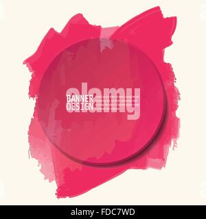 Abstrakten künstlerischen Hintergrund mit Farbe Element. Stock Vektor