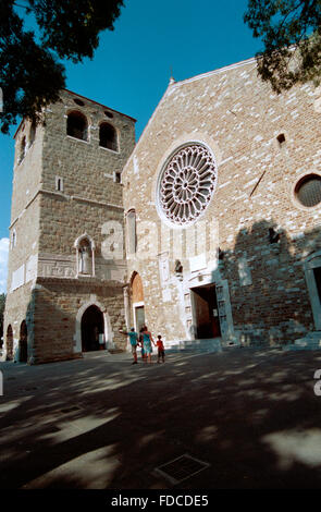 Italien, Friaul-Julisch Venetien, Triest, San Giusto Kathedrale. Stockfoto