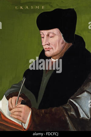 Desiderius Erasmus 1466 – 1536 Niederlande Niederlande (Erasmus von Rotterdam) Renaissance humanistischer katholischer Priester Gesellschaftskritiker Lehrer und Theologe Stockfoto