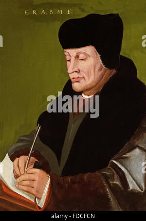 Desiderius Erasmus 1466 – 1536 Niederlande Niederlande (Erasmus von Rotterdam) Renaissance humanistischer katholischer Priester Gesellschaftskritiker Lehrer und Theologe Stockfoto