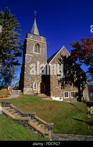 Community Church in Lake Placid, Adirondack State Park, New York State, USA Stockfoto