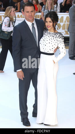 30. Juni 2015 - London, England, UK - Channing Tatum und Jenna Dewan-Tatum Teilnahme an "Magic Mike XXL" Europäische Premiere bei Vue We Stockfoto