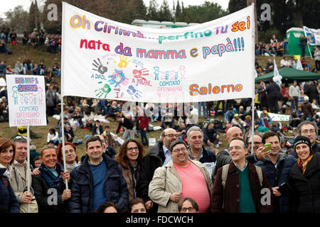 Rom, Italien. 30. Januar 2016. Rom 30. Januar 2016. Circus Maximus. Family Day 2016. Samantha Zucchi Insidefoto Bildnachweis: Insidefoto/Alamy Live-Nachrichten Stockfoto