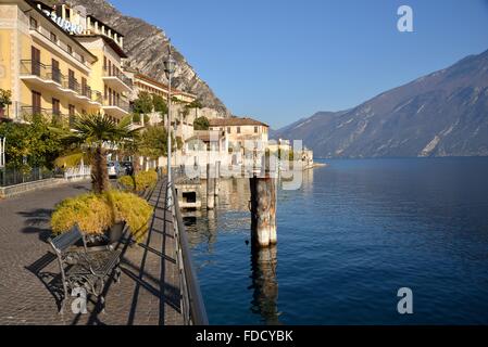 Limone Sul Garda, Gardasee, Provinz Brescia, Lombardei, Italien Stockfoto