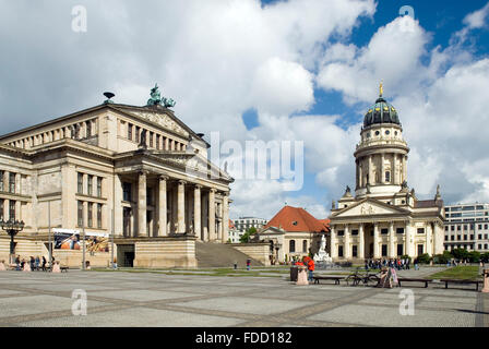 Gendarmenmarkt Dom Berlin Deutschland Stockfoto