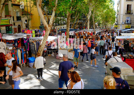 El Rastro Markt Madrid Spanien ES Stockfoto