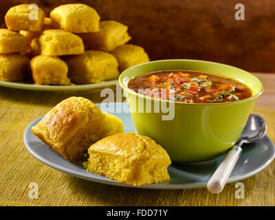 Maisbrot Stockfoto